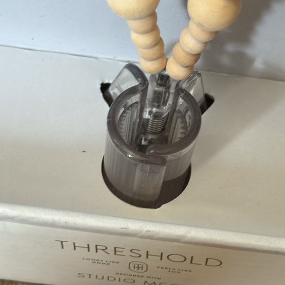 Threshold Studio McGee Wood Bead Star Christmas Tree Topper - Picture 4 of 7